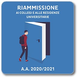 Riammissione ai Collegi e alle Residenze universitarie a.a. 2020/2021